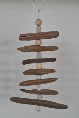 Windspiel Handmade aus Nordsee- Treibholz 