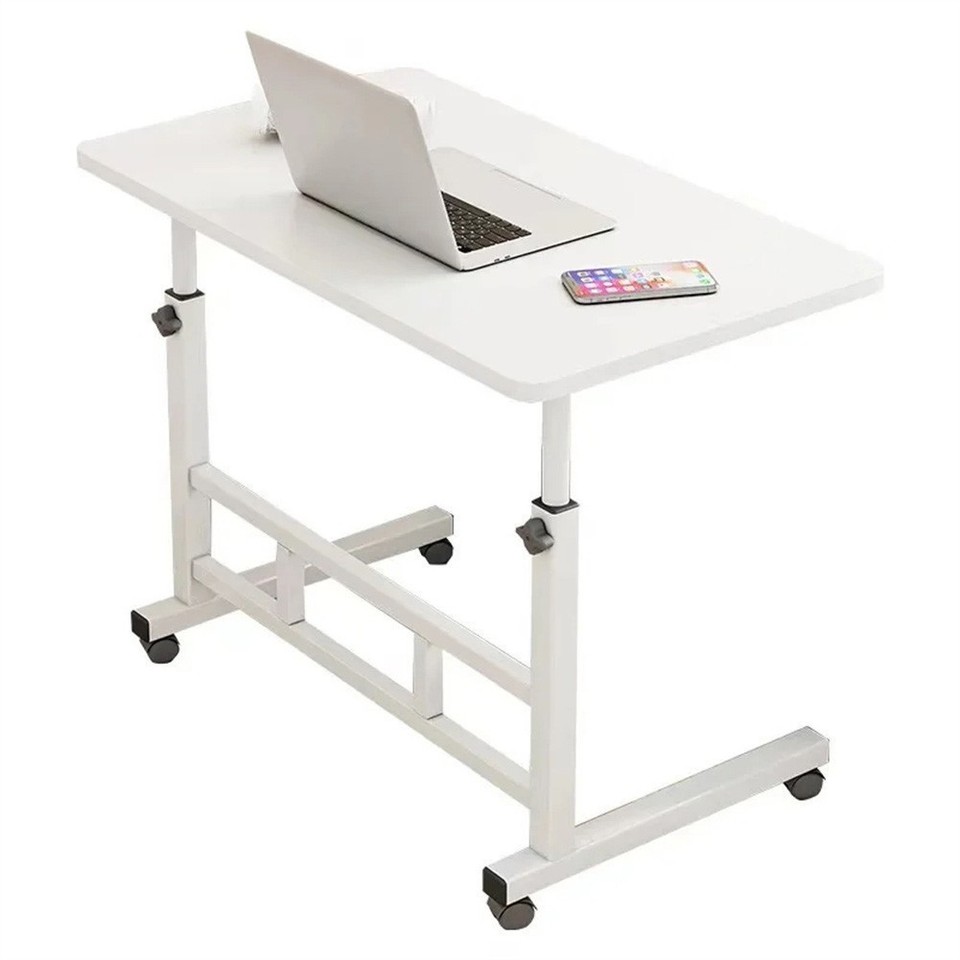 Center Table Computer Desk Adjustable Height Rolling Laptop Desk Computer Table Stand Up Office ...