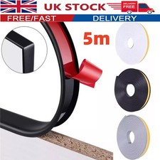 5M U-Shape Flexible Edge Banding Self Adhesive Furniture Edge Molding Trim Strip