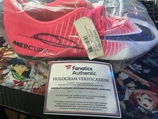 Ousmane Dembele Nike Soccer Cleat Boot Signed Auto White/Pink Men's