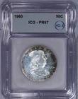 1960 Franklin Half Dollar 50C ICG PR67