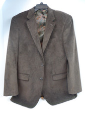Lauren Ralph Lauren Blazer Mens Brown Corduroy Two Button Jacket Blazer-Size 42L
