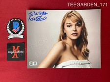 Aimee Teegarden autographed signed 8x10 photo Friday Night Lights Beckett Julie