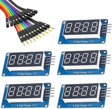 5-Piece 4-Digit 7-Segment Digital Tube LED Display Board for Arduino
