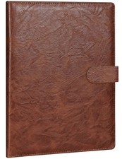 Mymazn Padfolio, Portfolio Folder, Legal Pad Holder, Resume Folder Brown