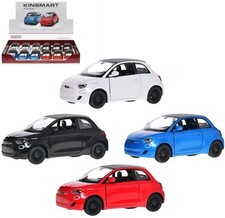 5 Kinsmart Fiat 500e 128 Diecast Model Car Toy Choose Color
