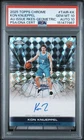 Kon Knueppel 2025 Topps Chrome Rookie Auto Issue Geometric PSA 10 Auto 10 Pop 1