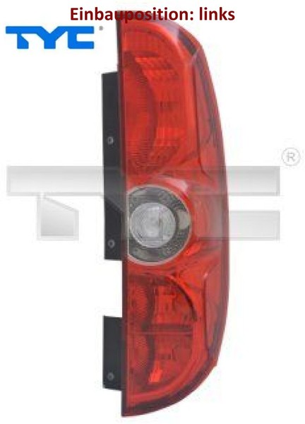 TYC 11-11756-11-2 Heckleuchte Links RüCklicht Hecklicht RüCkleuchte-image