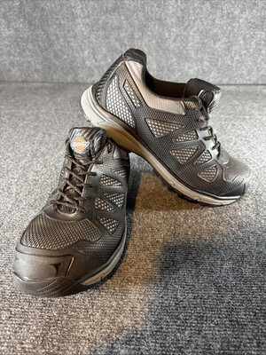 Dickies Steel Toe Work Shoes Mens Sz 10.5 Black slip Resistant ASTM F2413-11 EH