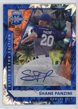 2021 Panini Elite Extra Edition Blue Signatures 14/20 Shane Panzini Auto s5q
