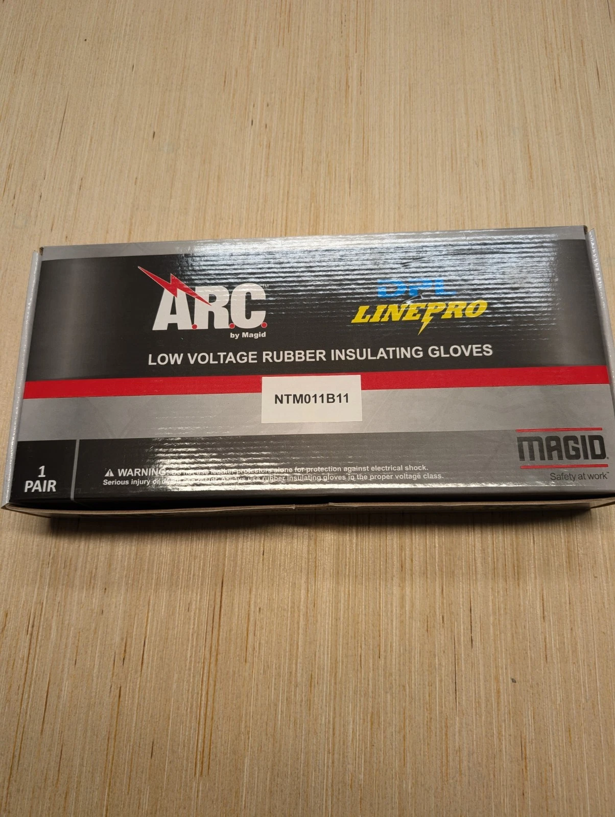 Magid ARC LinePro Low Voltage Rubber Insulating Gloves Class 0 Size 11 –...