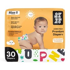 30 Count Hello Bello Premium Baby Diapers Size 2, of Disposable,