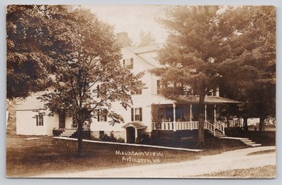 Postcard RPPC Vermont Arlington Mountain View 68G