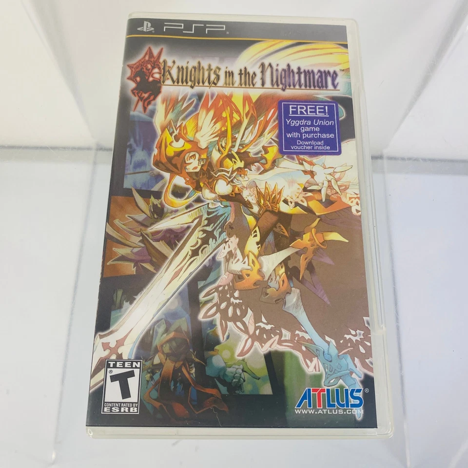 Knights in the Nightmare (Sony PSP, 2010) - Box ONLY - Image 3 of 3