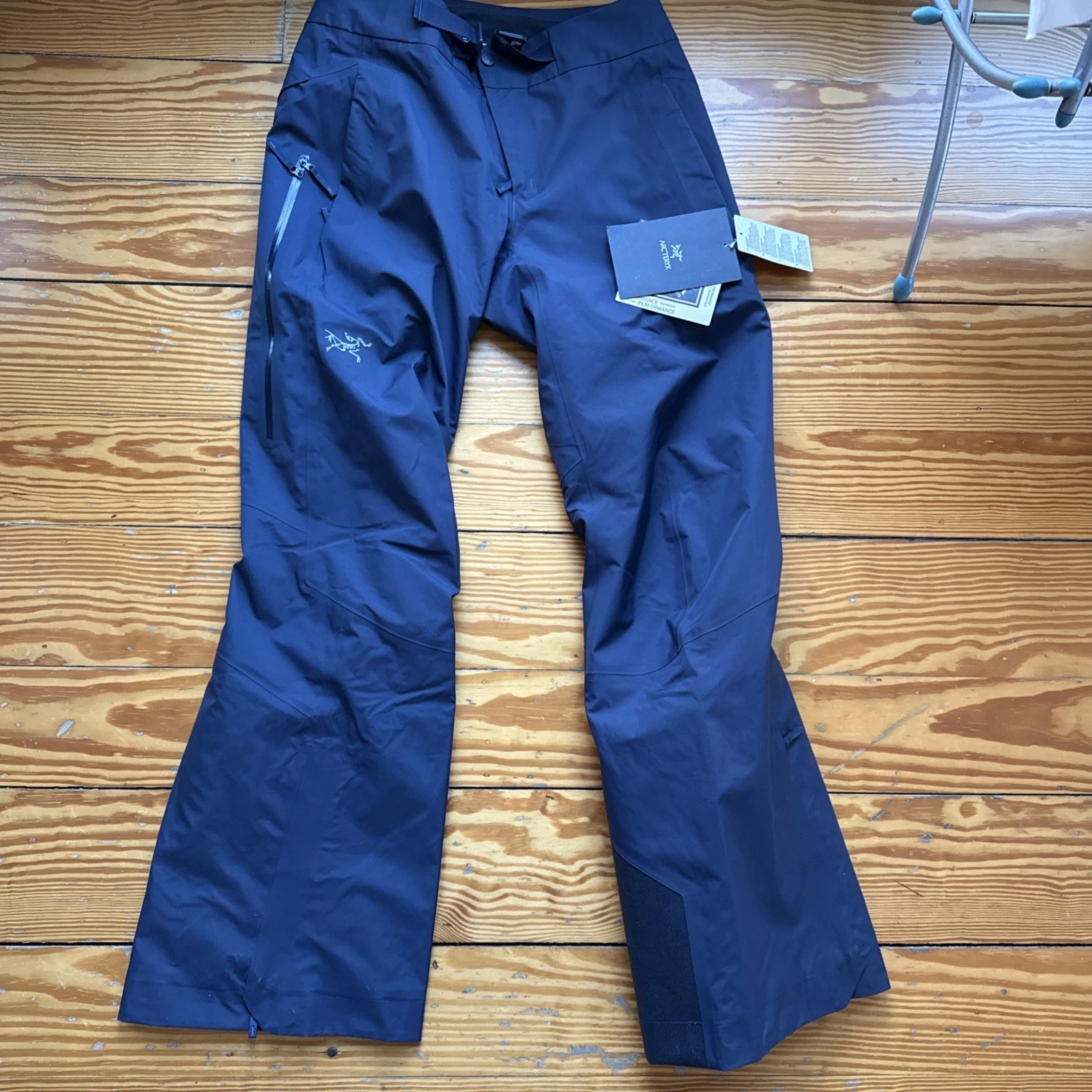 New $700 Men Fissile Insulated Pant M X000010019 Small Black Sapphire NorthFace
