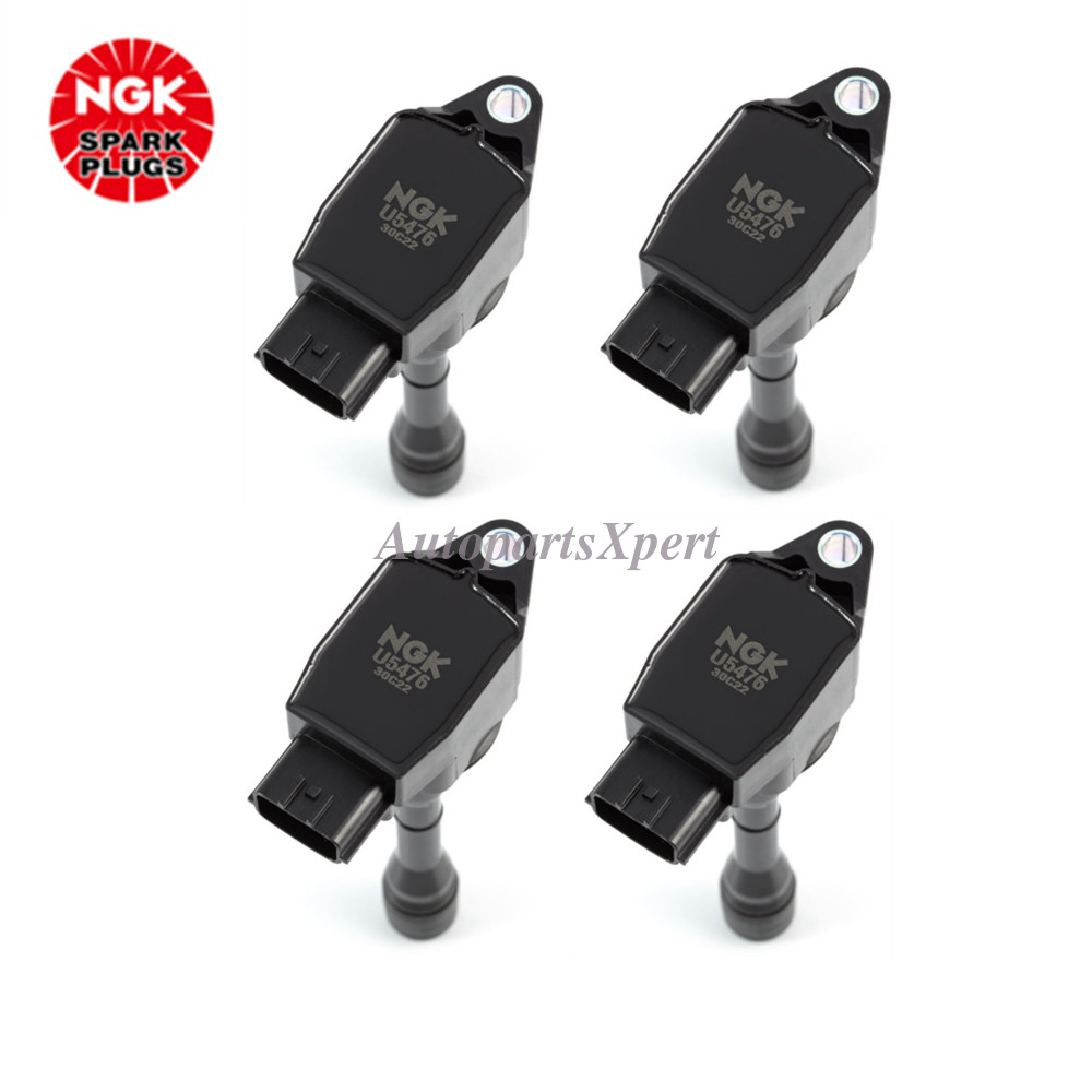 4 pcs OEM NGK Ignition Coils 22448-5NA0A For Infiniti QX50 2019 2.0L L4 U5476