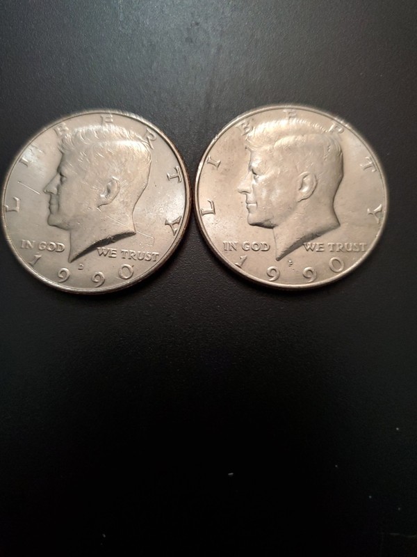 1990 P And Set Kennedy Coins