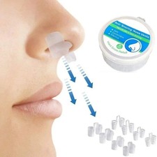 4 Pcs Silicone Anti Snore Nasal Dilators Apnea Aid Device Stop Snoring Nose Clip