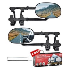 Extended Towing Mirrors Universal Clip-on Side Mirror Extensions For Black Extended Towing Mirrors Universal Clip-on Side Mirror Extensions For Black