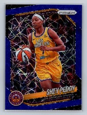 2025 Panini Prizm WNBA #136 Shey Peddy Blue Velocity Prizms