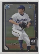 2015 Bowman Draft Chrome Asia Exclusive Black Refractor Nathan Kirby #145 0e5