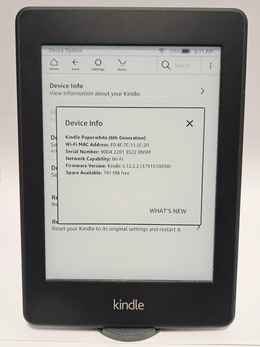 Amazon Kindle Paperwhite (6th Generation) Wi-Fi + 3G eBook Readers