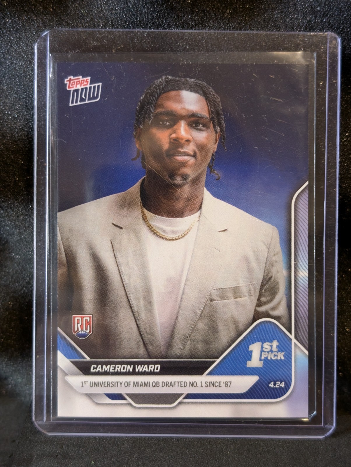 2025 Topps Now Draft - Cameron Ward #D-1 (RC)