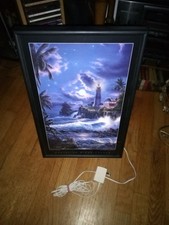 Christian Riese Lassen Light Up Art Moonlight Serenity With Wall Adapter
