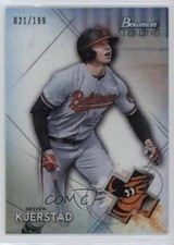 2021 Bowman Sterling Prospects Refractor 21/199 Heston Kjerstad #BSP-34 07cc
