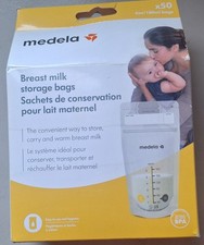 Medela Breast Milk Storage Bags   6 oz / 180 mL Pack of 50 BPA-Free