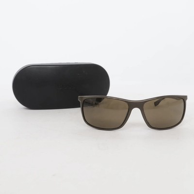 Hugo Boss, Sonnenbrille, Rechteckig, Grau, Herren #nve