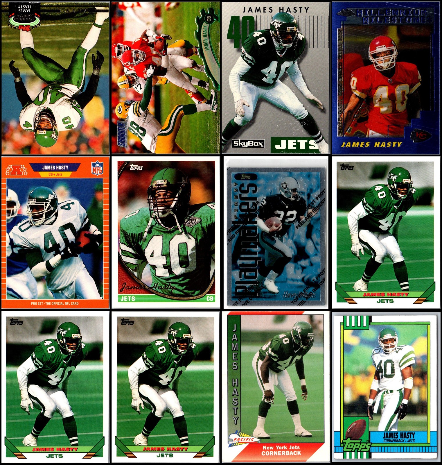 James Hasty (17) Card Lot - FREE SHIPPING