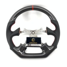 For 2002-2007 Subaru Impreza Legacy Wrx Baja Momo Carbon Fiber Steering Wheel