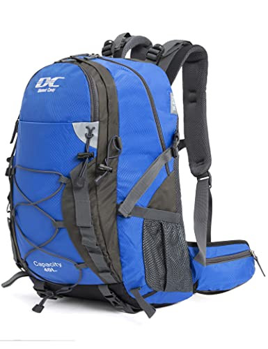Waterproof Hiking Backpack for Men and Women, Lightweight Day Pack Darkblue
