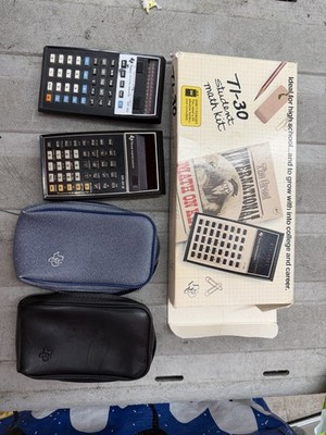Texas Instrument Calculator Collection Lot of 5  Items