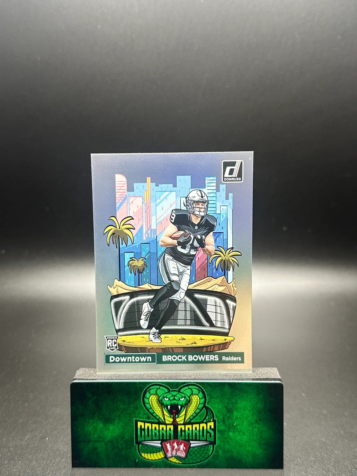 2024 Panini Donruss Downtown Brock Bowers #17 downtown RC