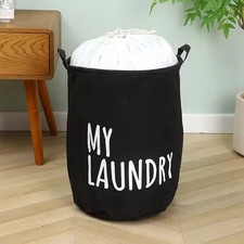 Foldable Waterproof Cotton Linen Laundry Toy Storage Basket