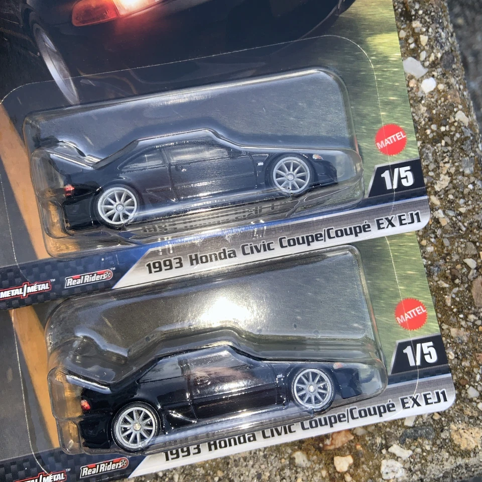 Hot Wheels Fast & Furious 1993 Honda Civic Coupe EX EJ1  Premium lot of 4 - Image 3 of 3