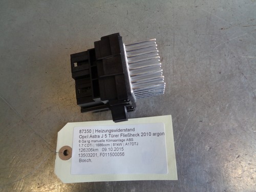 Opel Astra J Heizungswiderstand 13503201 87350