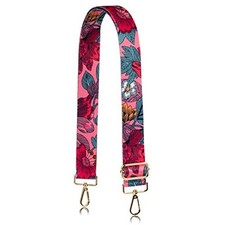 Allzedream Flower Purse Straps Replacement Crossbody Shoulder Bags Wide Red