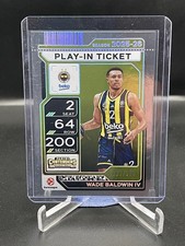 2025-26 Contenders EuroLeague PLAY-IN TICKET HOLO /299 #50 Wade Baldwin IV