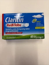 Claritin RediTabs 24 Hour 10 mg Tablet Antihistamine - 60 Count Exp. 2/26