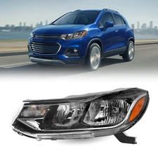 Factory Chrome Headlight For 2017-2022 Chevy Trax Halogen Headlamp Left Side