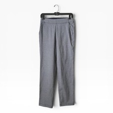 Max Studio Woven Pull On Trouser Women's Size M Blue Slim Leg High Rise Pants