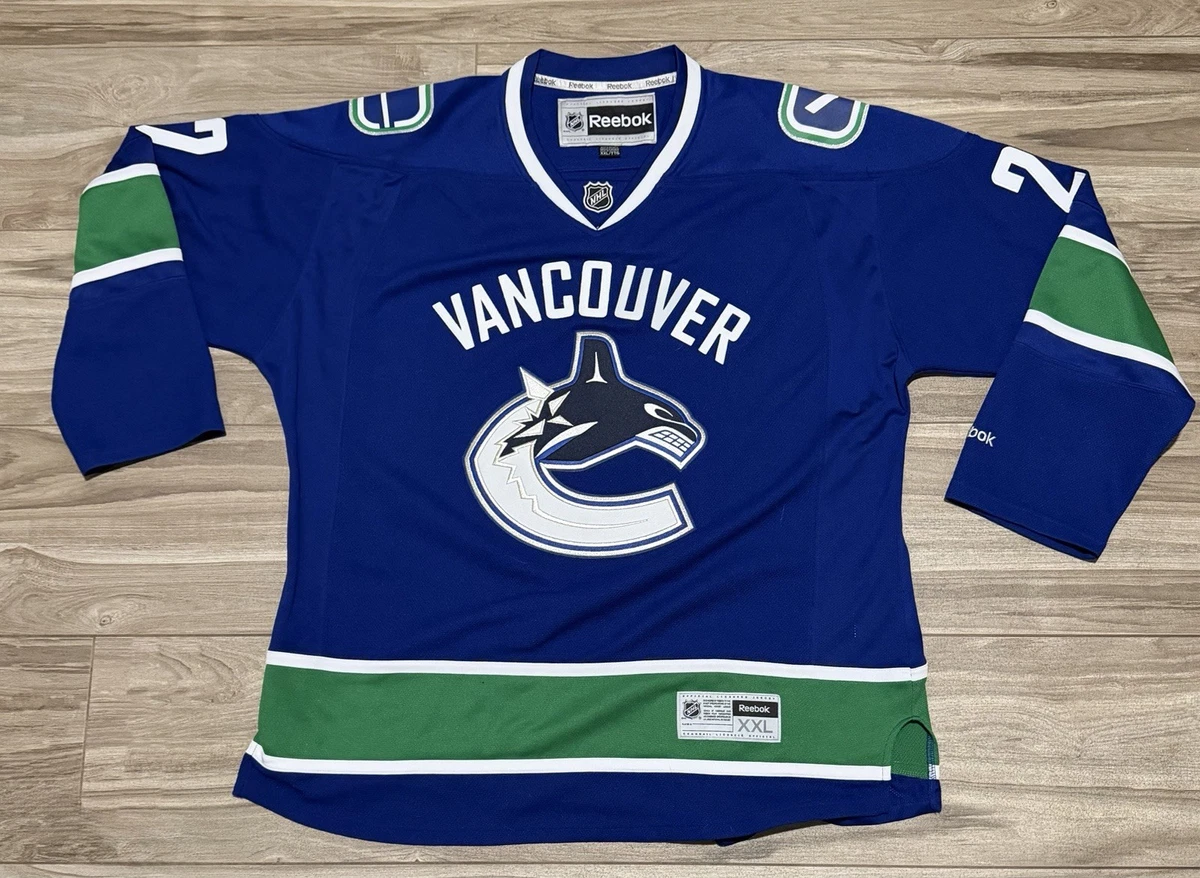 Reebok - 【Reebok】 NHL バンクーバー・カナックス ゲームシャツ S-1887 Reebok Vancouver Canucks Jersey NHL Fan Apparel & Souvenirs for