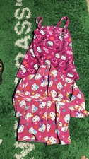 Hello Kitty Plush Robe Youth L With Dress Set