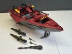 1985 Vintage Hasbro Gijoe Cobra Moray Hydrofoil Action Figure Boat