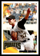 2010 Topps Zach Duke #26 Pittsburgh Pirates MLB Baseball Base Set