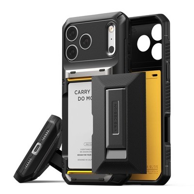 For iPhone 17 Series Case VRS [Damda Glide Hybrid] with Semi Auto Wallet Holder