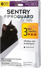 6 Doses Flea And Tick Lice Prevention & Treatment Drops Topical Medicine For Cat